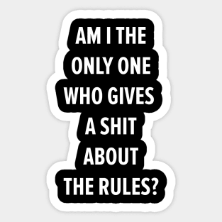 Rule Breaker's Manifesto: Embrace the Rebel Within Sticker